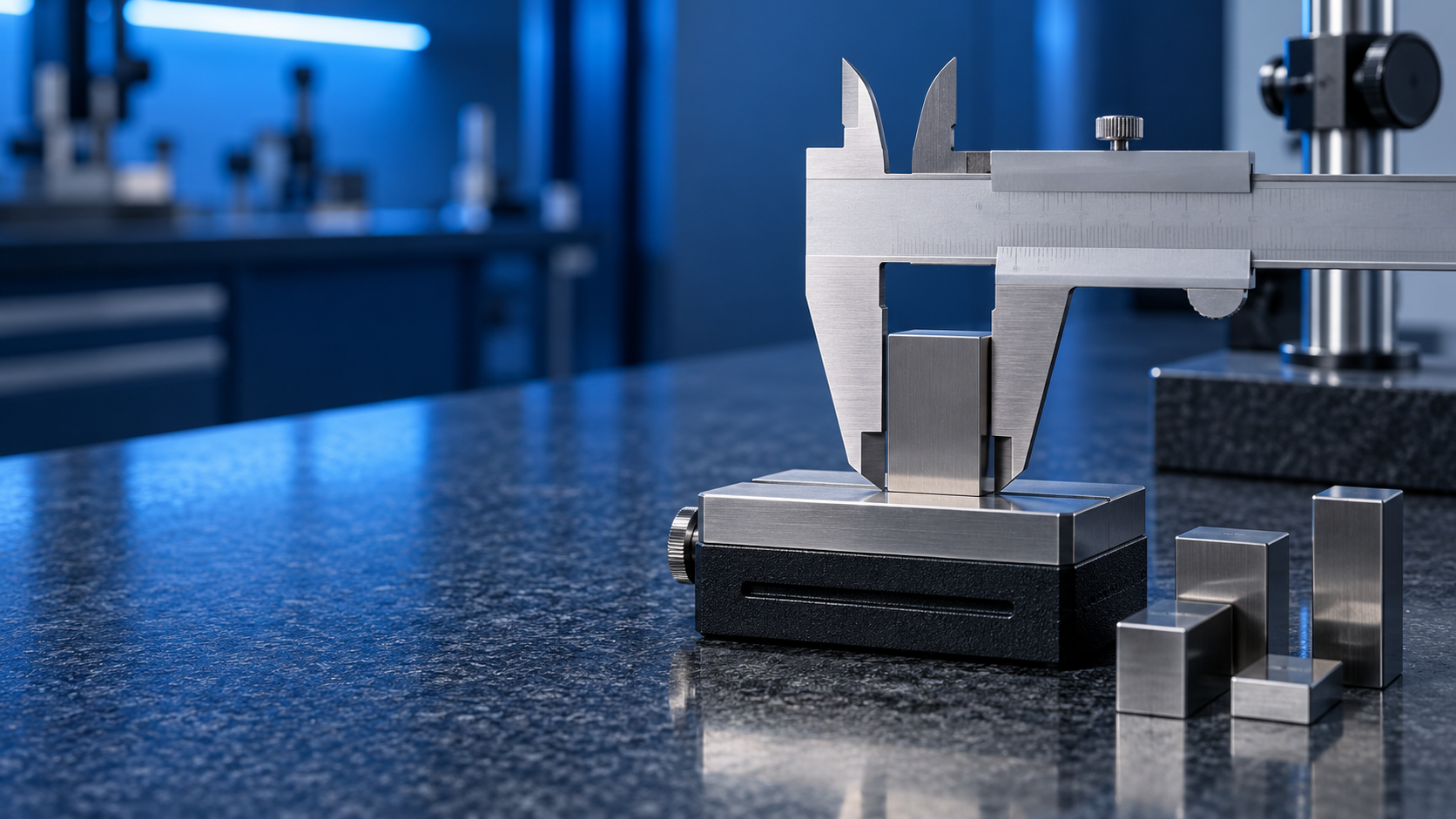 Vernier caliper calibration procedure and uncertainty